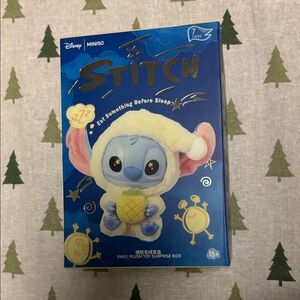 Disney Stitch Sleepy Plush Toy - Blue and Cream NEVER OPENED